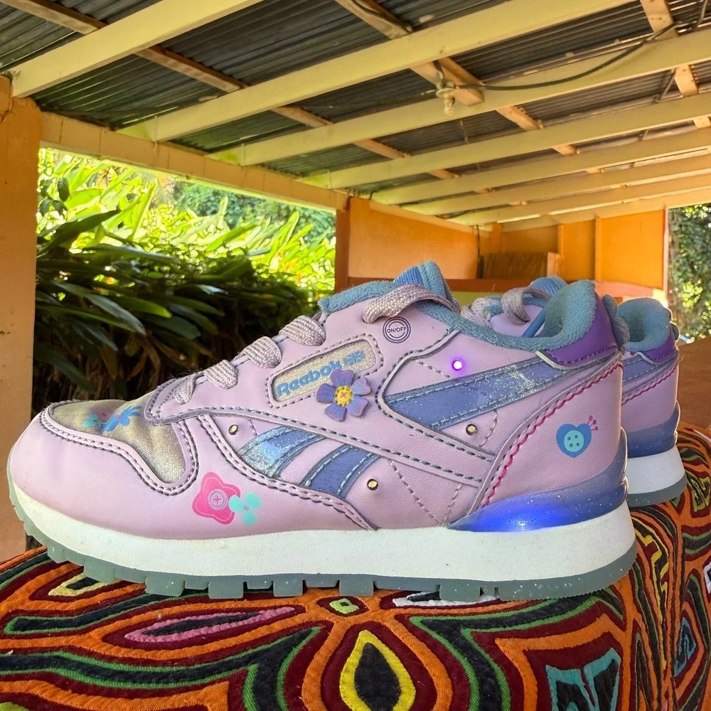 Reebok Classic Leather Step N Flash My Little Pony Light-Up Sneakers Size 12 - Picture 10 of 10